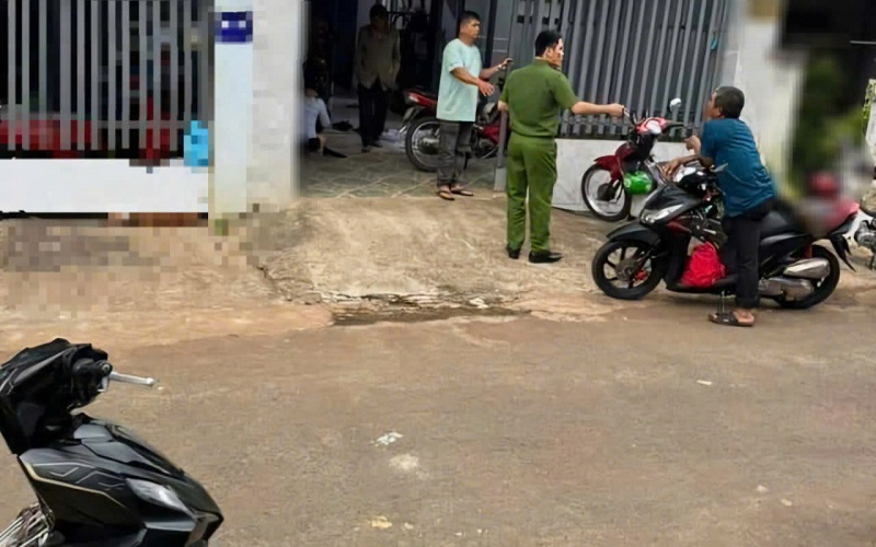 Căn nhà nơi nhân viên môi giới bất động sản phát hiện chủ nhân đã tử vong trong tư thế treo cổ. Ảnh: người dân cung cấp