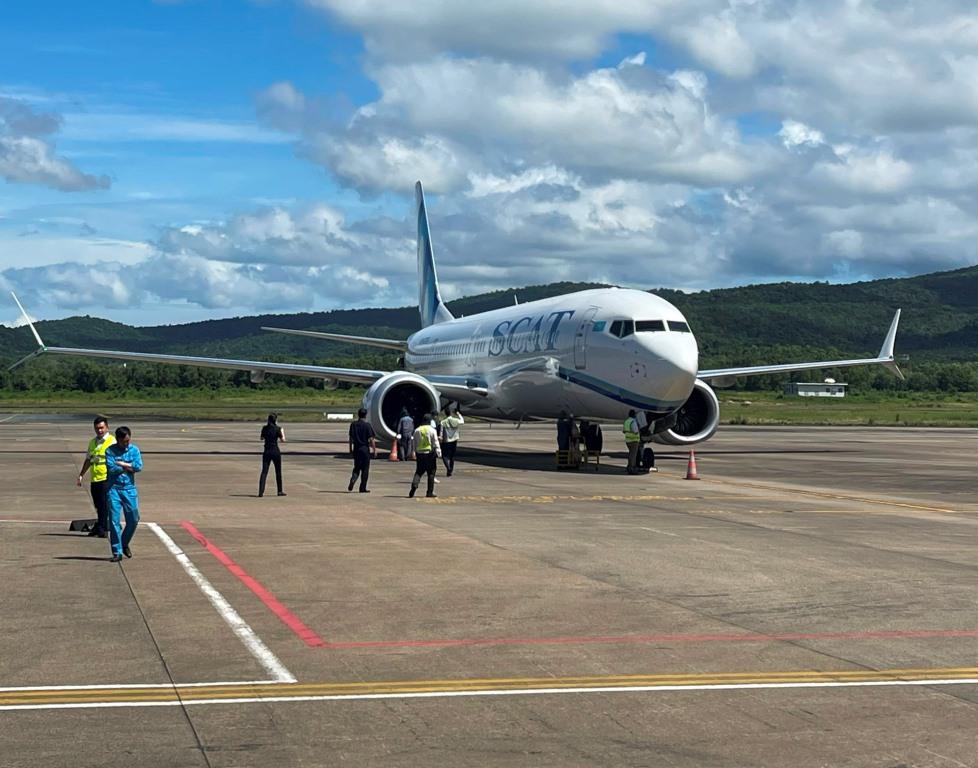 Phú Quốc nhộn nhịp đón các chuyến bay trong nước và quốc tế, đặc biệt lượng khách quốc tế tăng mạnh trong thời gian qua. Ảnh: Xuân Nhi