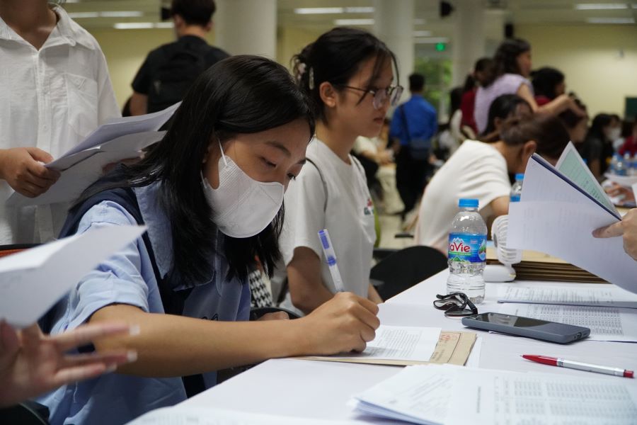 Nhóm ngành Sư phạm thuộc nhóm ngành có điểm chuẩn cao nhất năm 2024. Ảnh: Vân Trang