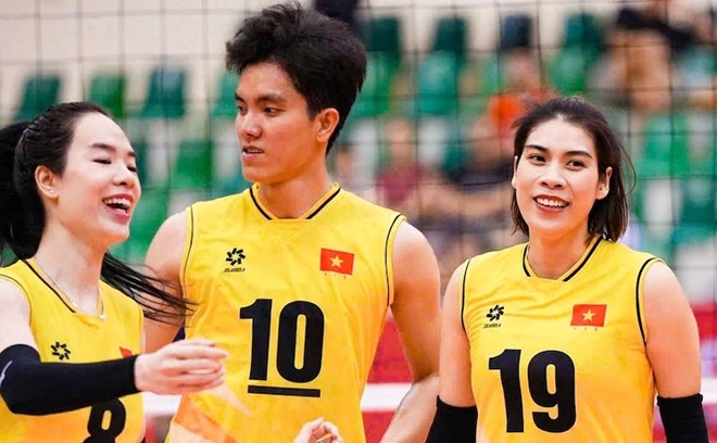 Setter Doan Thi Lam Oanh (number 19). Photo: VFV