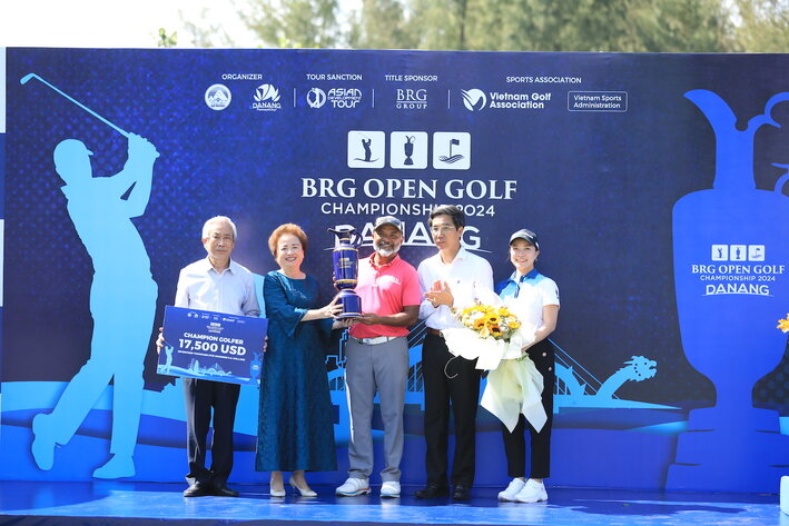 Award ceremony and closing ceremony of BRG Open Golf Championship Danang 2024. Photo: Organizing Committee