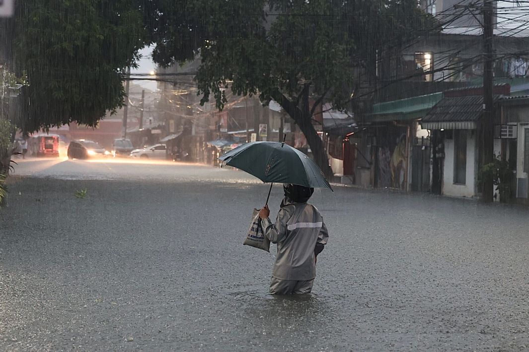 Typhoon Carina caused heavy damage in late July. Photo: Philippines Star