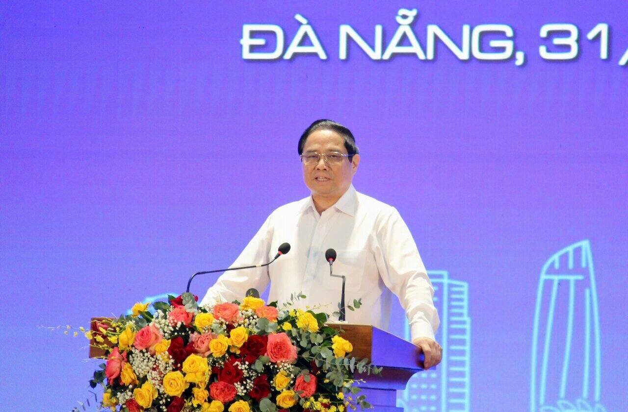 Prime Minister Pham Minh Chinh speaks at the conference to implement Resolution No. 136 of the National Assembly. Photo: Mai Huong