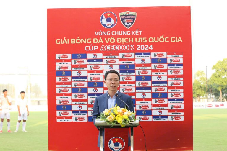 Mr. Nguyen Minh Chau - Deputy General Secretary of VFF, Head of the tournament organizing committee. Photo: VFF