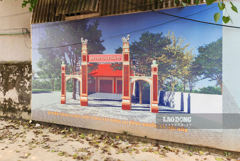 Perspective of the temple after renovation. Photo: Tan Van.