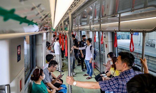 MRB đề xuất vận hành đoạn trên cao metro Nhổn - ga Hà Nội vào ngày 9.8. Ảnh: MRB