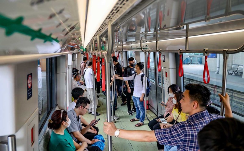 MRB đề xuất vận hành đoạn trên cao metro Nhổn - ga Hà Nội vào ngày 9.8. Ảnh: MRB