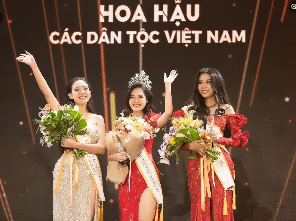 Nong Thuy Hang was crowned Miss Vietnam Ethnic Groups 2022. Photo: Miss Vietnam Ethnic Group Organizers