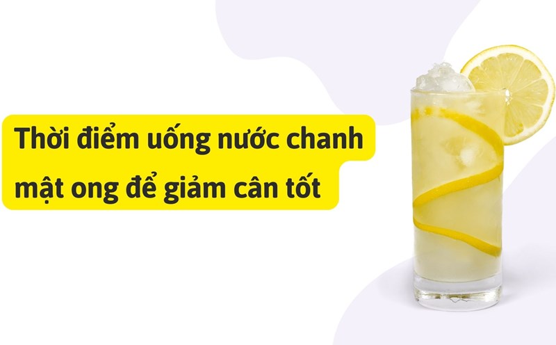 Thời điểm uống nước chanh mật ong để giảm cân tốt. Ảnh ghép: HƯƠNG SƠN