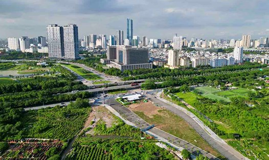 Đường Lê Quang Đạo kéo dài nối quận Nam Từ Liêm và Hà Đông (Hà Nội).