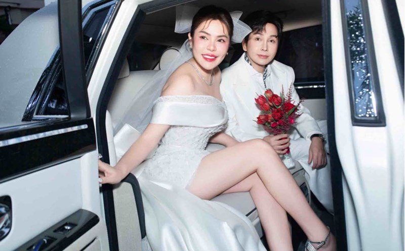 Tiệc đính hôn của NSƯT Vũ Luân và Hoa hậu Phương Lê. Ảnh: NVCC