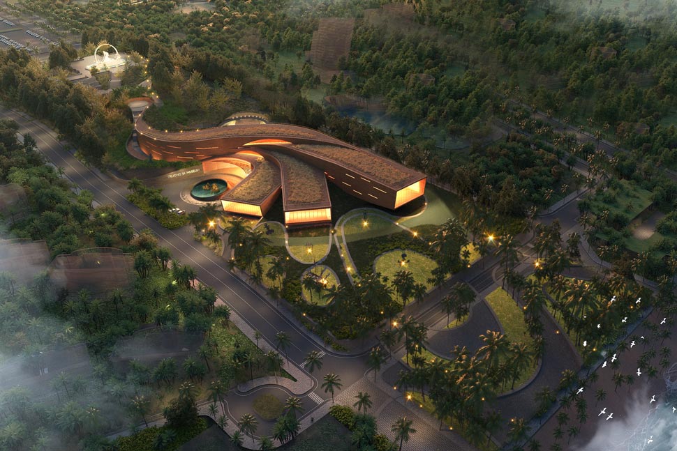 Bảo tàng Trường Sa ở Khánh Hòa được thiết kế dựa trên ý tưởng từ khu tưởng niệm chiến sĩ Gạc Ma. Ảnh: Huni Architectes