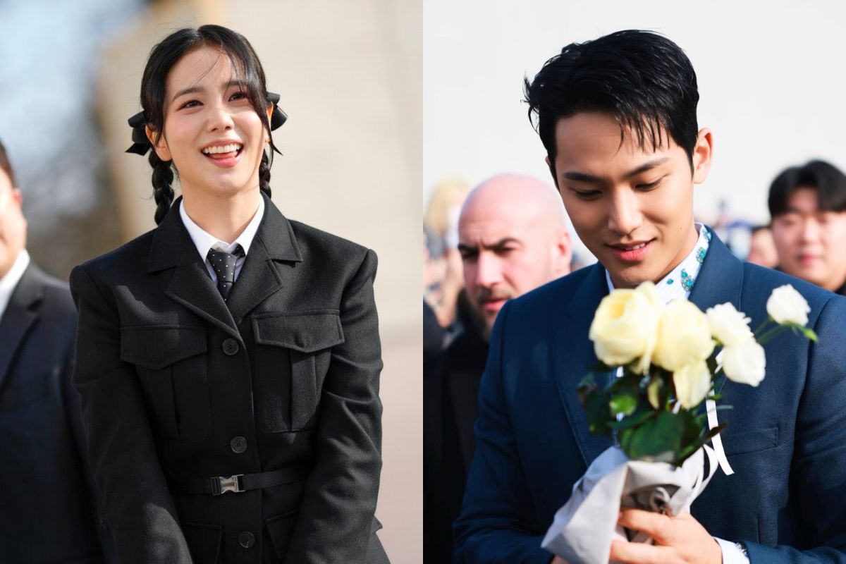 Jisoo và Mingyu tham dự show Dior ở Paris hồi tháng 2. Ảnh: Instagram