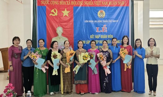 Nghiệp đoàn Tiểu thương chợ Tam Kỳ ra đời sẽ là điểm tựa cho đoàn viên, tiểu thương lúc khó khăn. Ảnh: Lê Thu