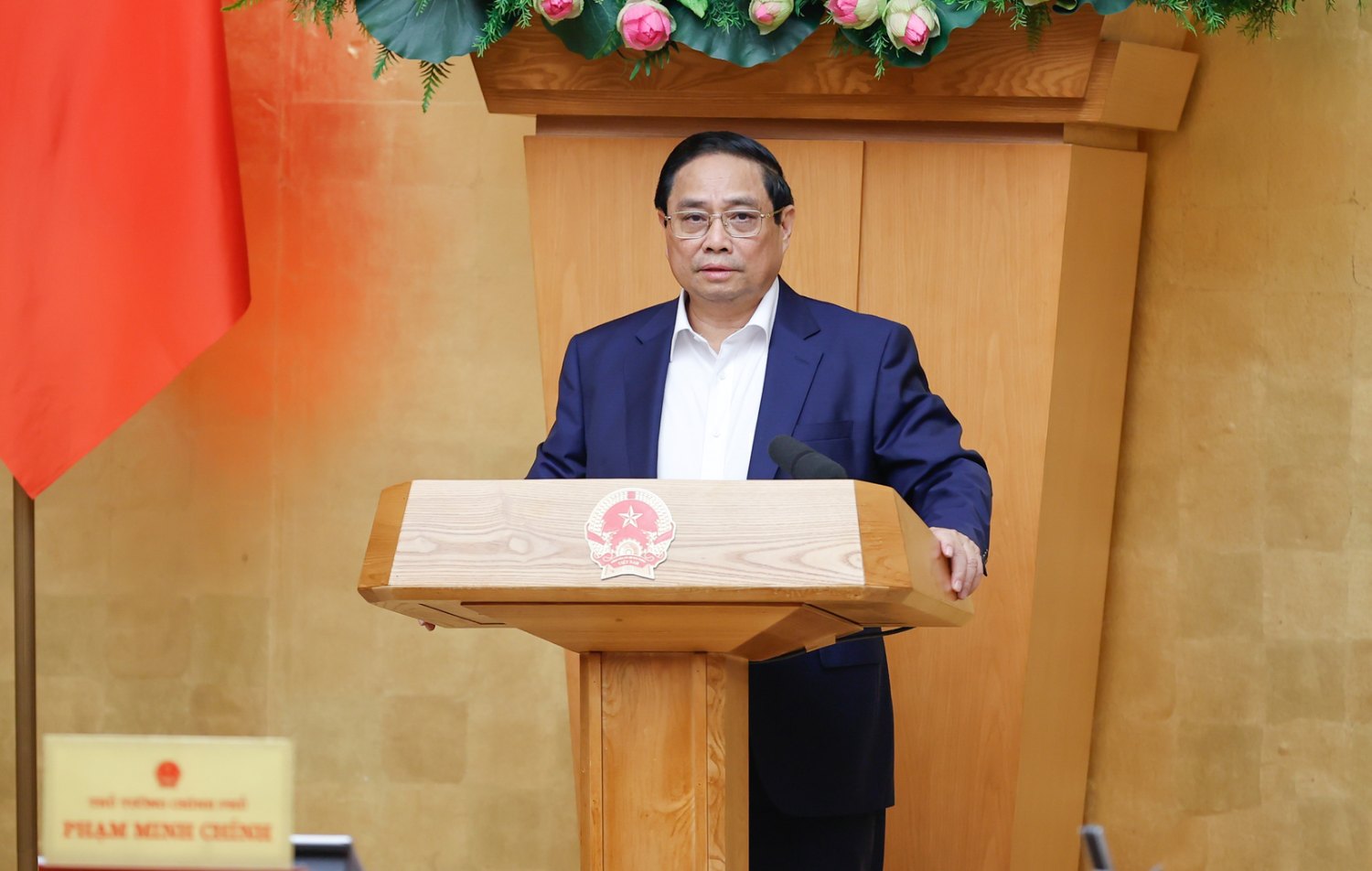 Thủ tướng Chính phủ Phạm Minh Chính chủ trì phiên họp Chính phủ thường kỳ tháng 7 với nhiều nội dung quan trọng. Ảnh: Nhật Bắc