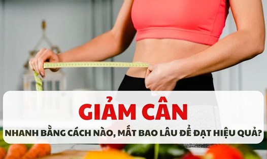 Giảm cân nhanh chóng đòi hỏi sự kiên trì và lựa chọn phương pháp hợp lý để đảm bảo an toàn cho sức khỏe. Đồ họa: Quỳnh Anh