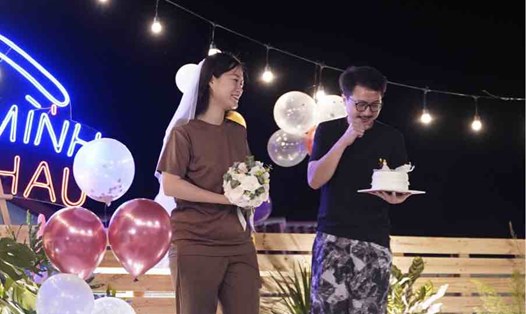 Vợ chồng Lâm Vỹ Dạ - Hứa Minh Đạt. Ảnh: NSX