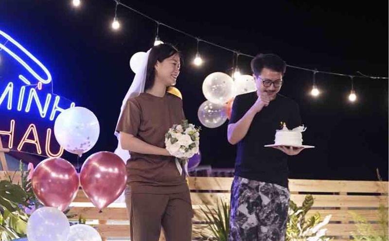 Vợ chồng Lâm Vỹ Dạ - Hứa Minh Đạt. Ảnh: NSX