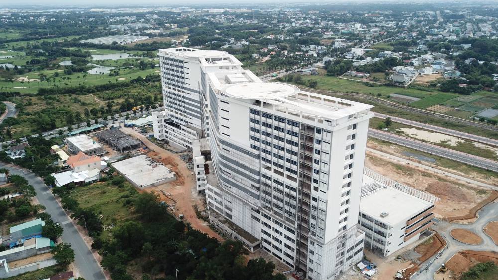 1,500-bed hospital project in Binh Duong. Photo: Dinh Trong