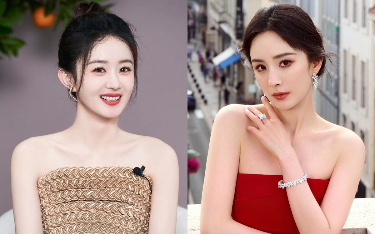 Triệu Lệ Dĩnh bỏ xa Dương Mịch trên đường đua phim ảnh. Ảnh: Weibo