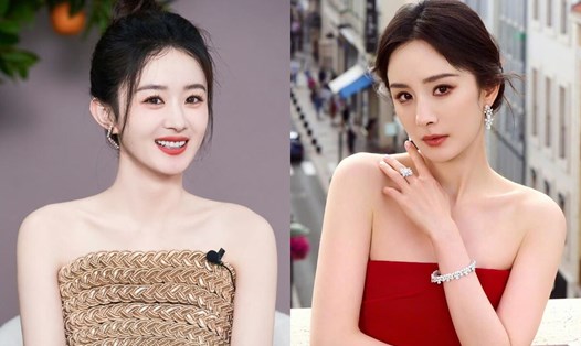 Triệu Lệ Dĩnh bỏ xa Dương Mịch trên đường đua phim ảnh. Ảnh: Weibo