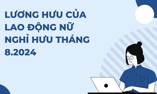 Lương hưu của lao động nữ nghỉ hưu tháng 8.2024.