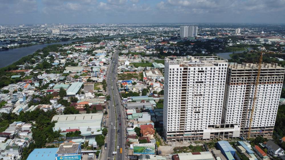 Thành phố Thuận An của tỉnh Bình Dương. Ảnh: Đình Trọng