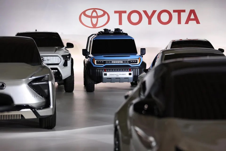 Các dòng xe mới của Toyota đang được rất nhiều người dùng quan tâm. Ảnh AFP