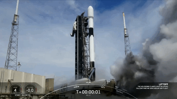 Tên lửa SpaceX. Ảnh: SpaceX