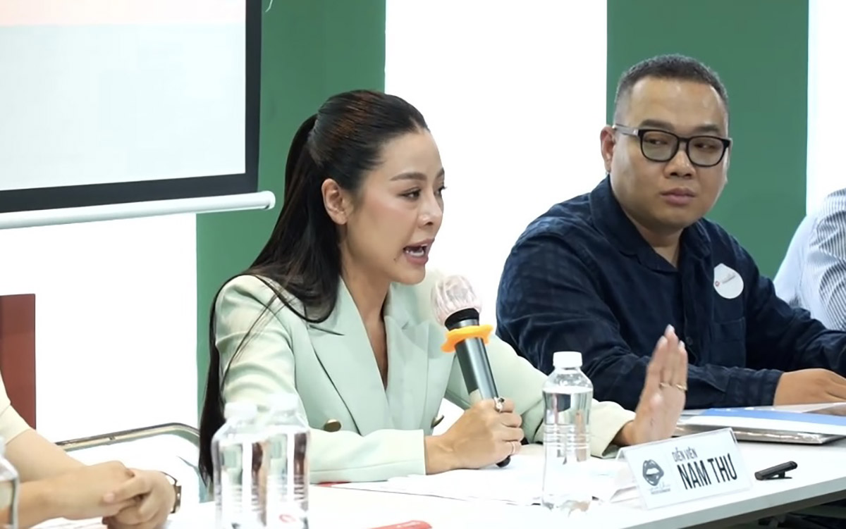 Nam Thư lên tiếng vụ lùm xùm tình cảm.