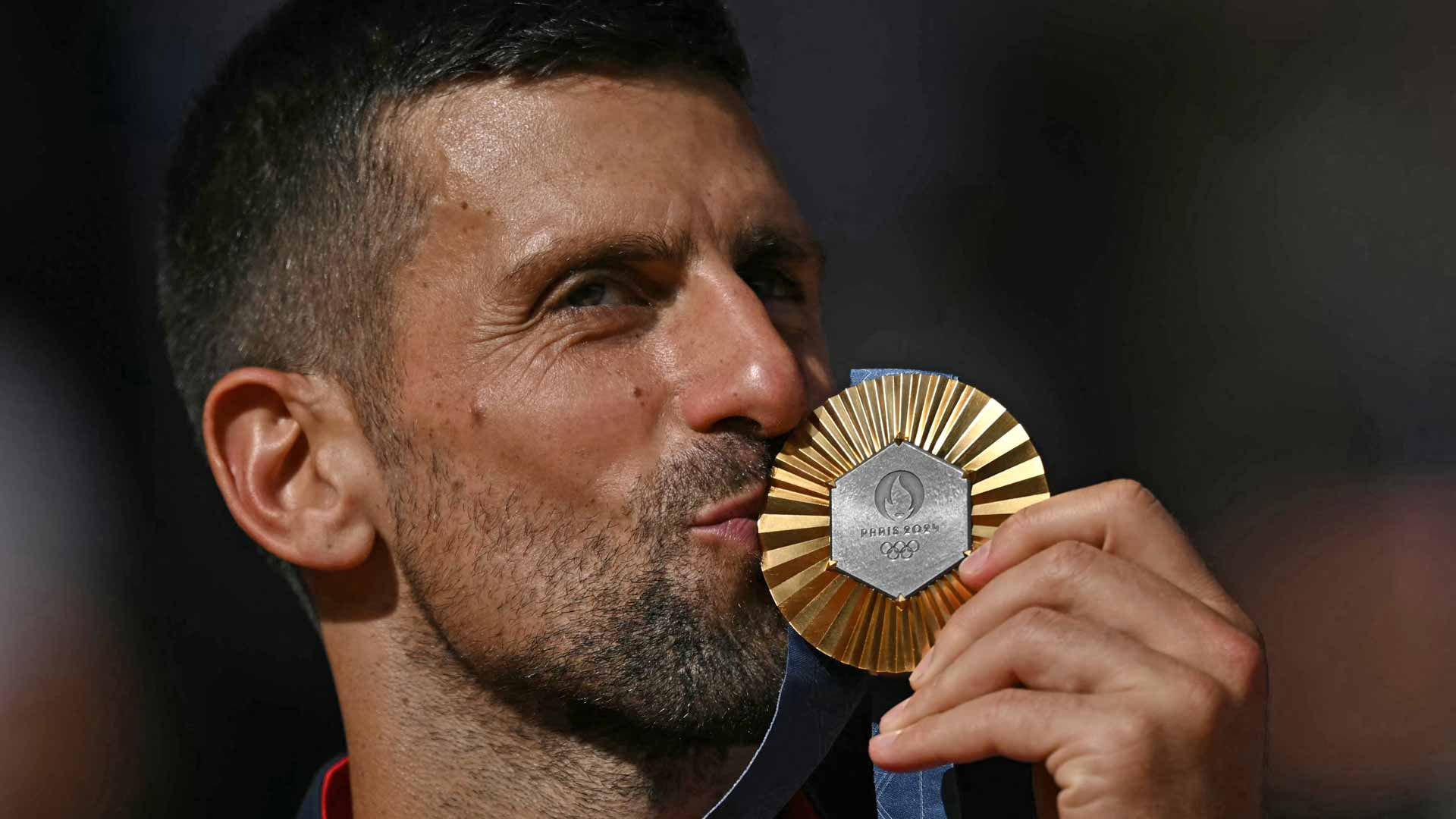 Djokovic đã giành được tấm huy chương vàng Olympic đầu tiên. Ảnh: ATP Tour