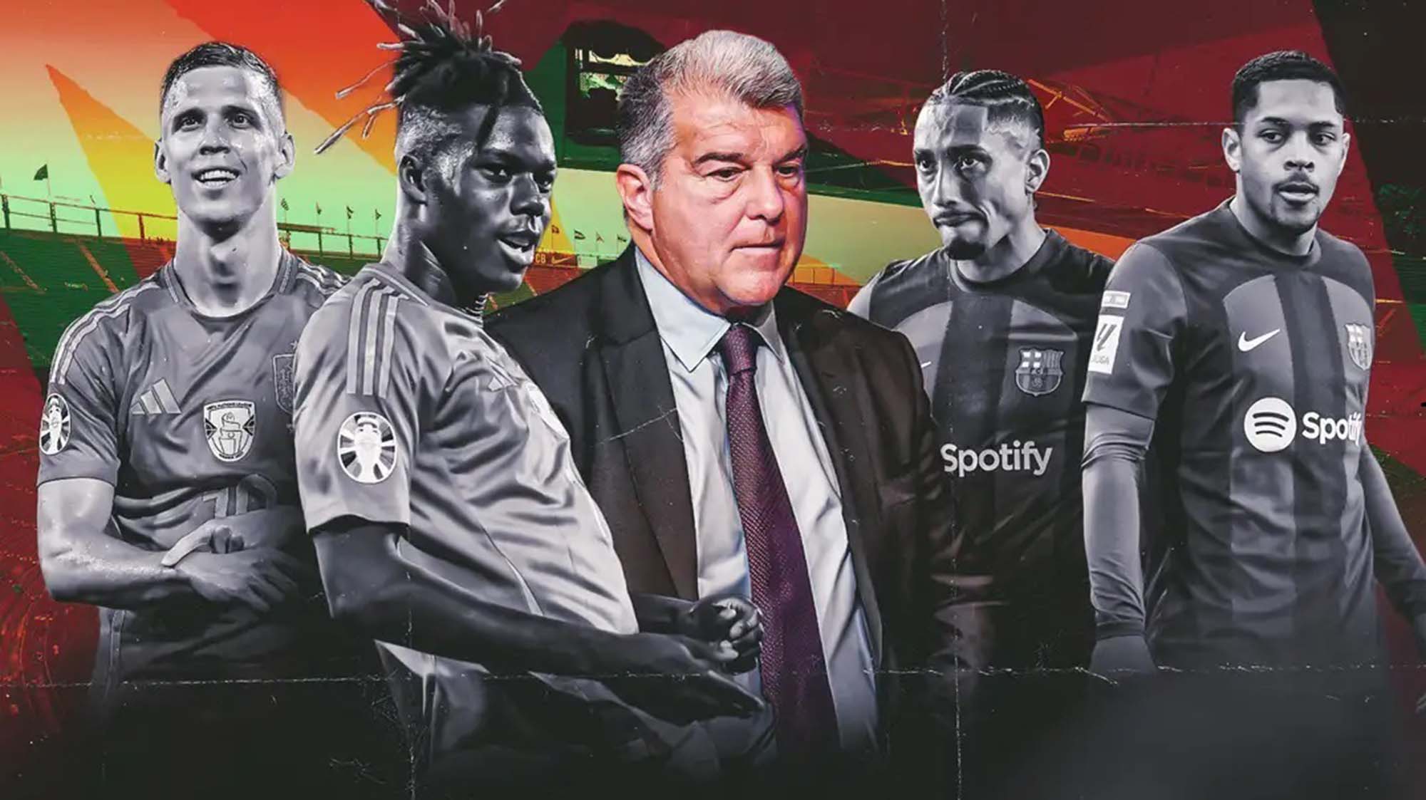 Joan Laporta đang đưa ra hàng loạt quyết định sai lầm. Ảnh: Goal