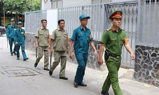 Số lượng thành viên Tổ bảo vệ an ninh, trật tự ở Bắc Ninh căn cứ theo loại thôn, khu phố tại phường, xã, thị trấn. Ảnh minh họa: Bộ Công an