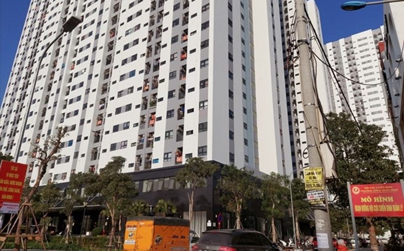 Một khu chung cư được xây mới trên địa bàn quận Ngô Quyền, Hải Phòng. Ảnh: Mai Chi