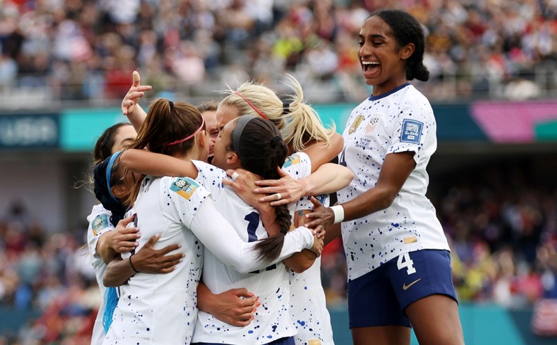 Tuyển nữ Mỹ là ứng viên sáng giá cho tấm huy chương vàng Olympic. Ảnh: LĐBĐ Mỹ