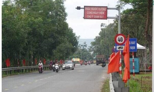 Quốc lộ 14B qua địa phận huyện Hòa Vang (TP Đà Nẵng). Ảnh: Xuân Quỳnh
