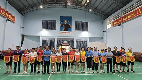 The tournament aims to cultivate a sense of athleticism, solidarity among trade union members, and laborers. Photo: Thanh Tuấn