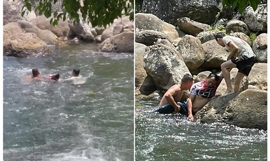 Hành động dũng cảm của hai trung úy công an xã ở Lai Châu được Bộ trưởng Lương Tam Quang gửi thư khen. Ảnh: Bộ Công an