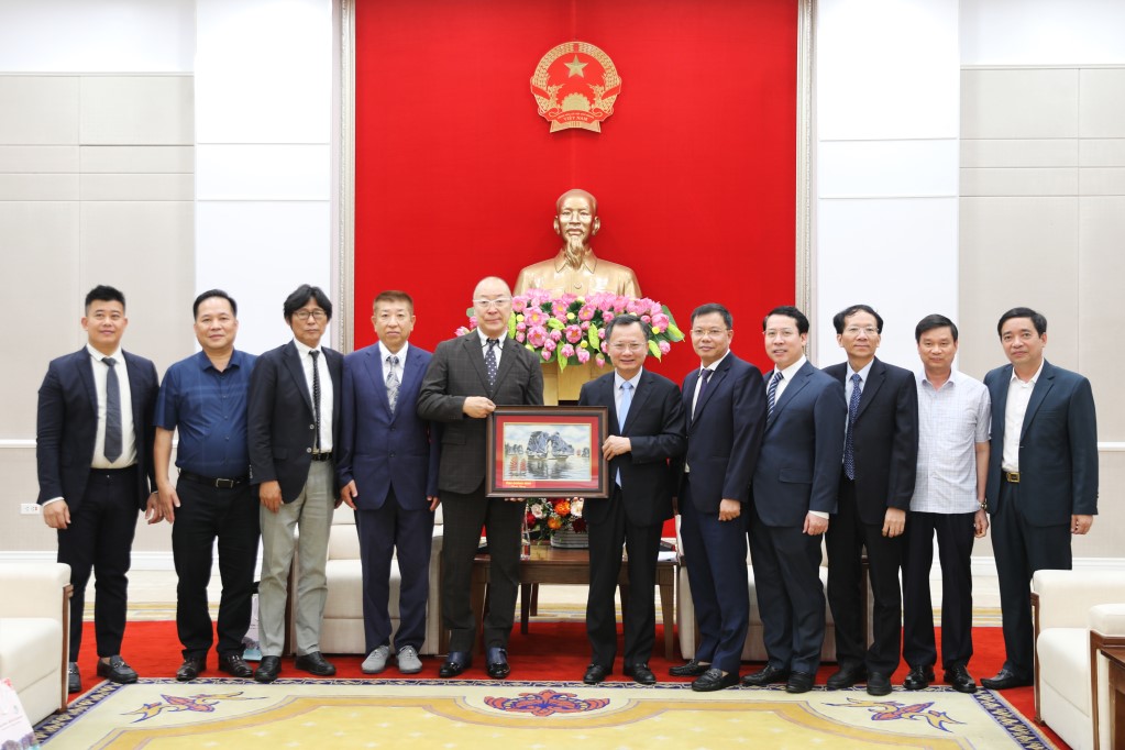 Hiệp hội TNG, Nhật Bản quan tâm dự án hầm xuyên vịnh Cửa Lục. Ảnh: Đỗ Phương