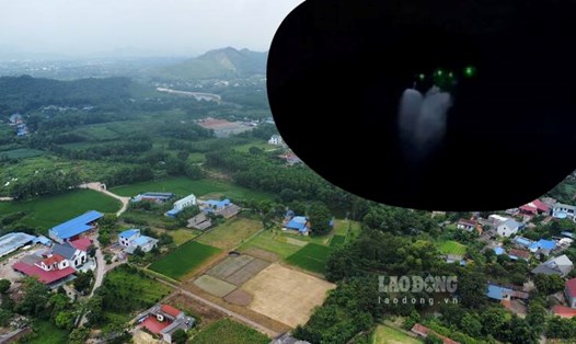 Ruộng người dân bị tàn phá do hóa chất. Ảnh: Lam Thanh