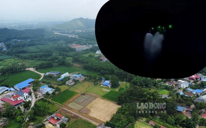 Ruộng người dân bị tàn phá do hóa chất. Ảnh: Lam Thanh