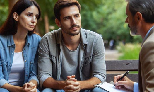 Để cứu vãn một cuộc hôn nhân trước viễn cảnh ly hôn, sẽ rất cần sự nỗ lực từ cả hai phía. Ảnh: AI - Ngọc Thùy