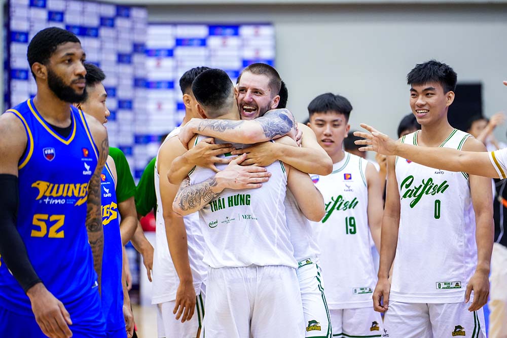 Cantho Catfish giành chiến thắng nghẹt thở ở lượt 38 VBA 2024. Ảnh: An Khanh