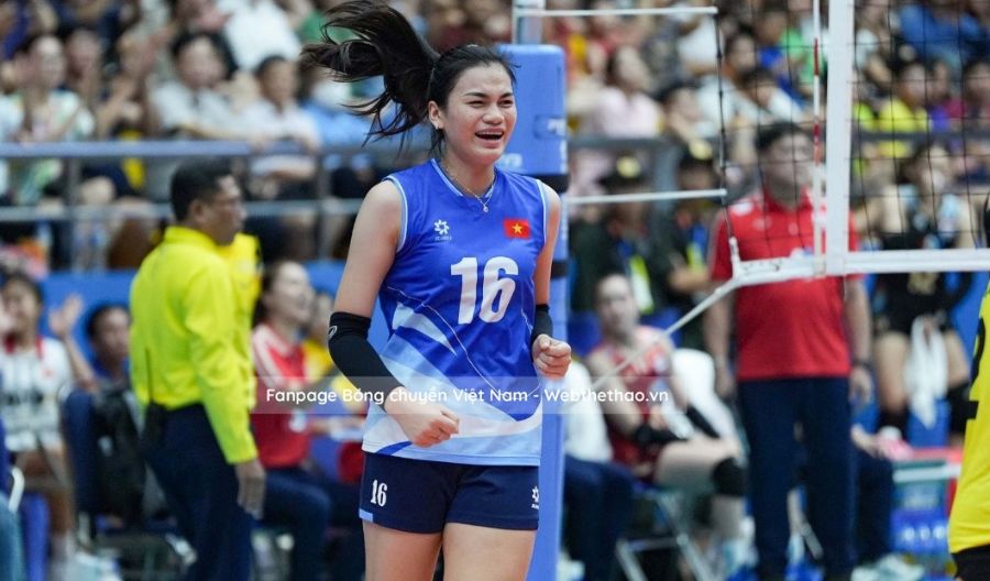 Vi Thị Như Quỳnh nhận được nhiều kì vọng ở chặng về SEA V.League 2024. Ảnh: Bóng chuyền Việt Nam