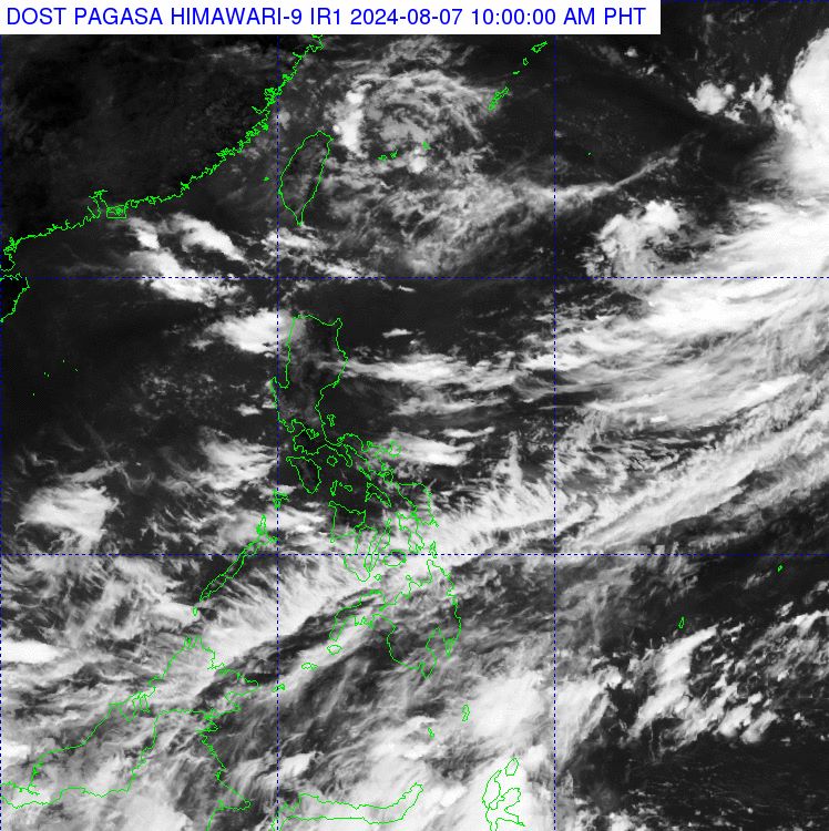 Current weather situation in the Philippines. Image: PAGASA