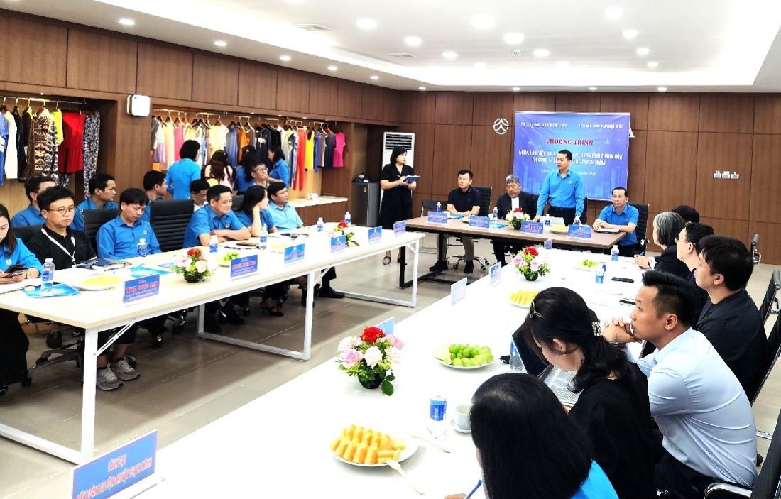 Mr. Nguyen Duc Thinh - Head of the External Relations Department of the Vietnam General Confederation of Labour hopes that the relationship between the Vietnam General Confederation of Labour and the Korean Confederation of Trade Unions will continue to develop and be effective. Photo: X.H