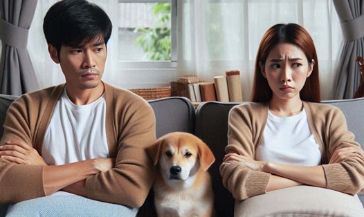 Một số dấu hiệu có thể giúp bạn nhận ra sự vô tâm của nửa kia trong mối quan hệ hôn nhân. Ảnh: AI - Ngọc Thùy.