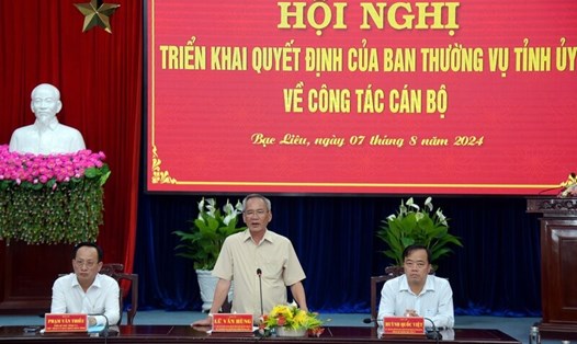 Bạc Liêu phân công, bổ nhiệm, luân chuyển nhiều cán bộ. Ảnh: Nhật Hồ