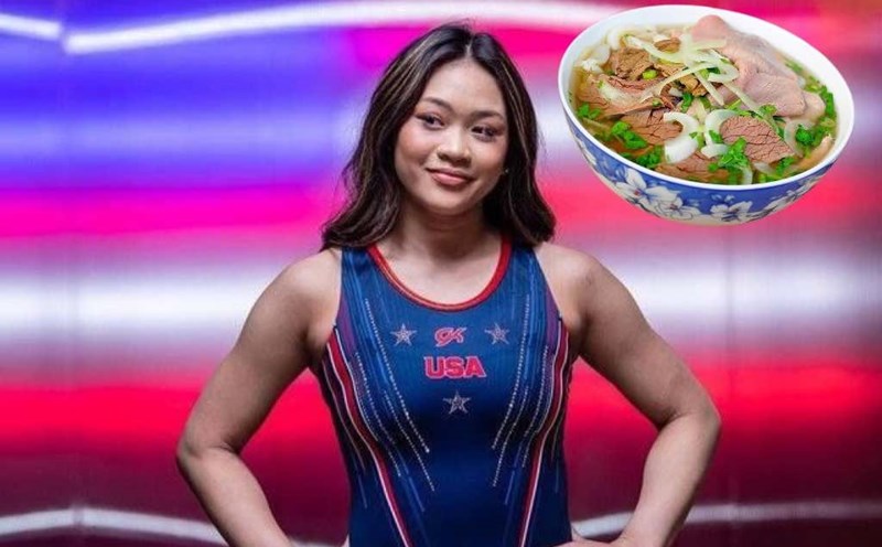 Nhà vô địch Olympic chia sẻ thèm ăn phở sau khi hoàn thành việc thi đấu. Ảnh: Sunisa Lee