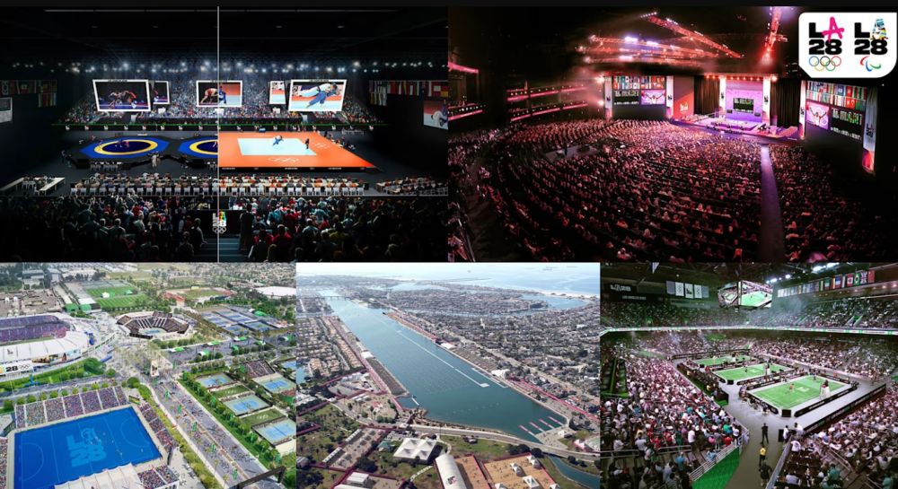 Some of the venues for the 2028 Olympics. Photo: LA28